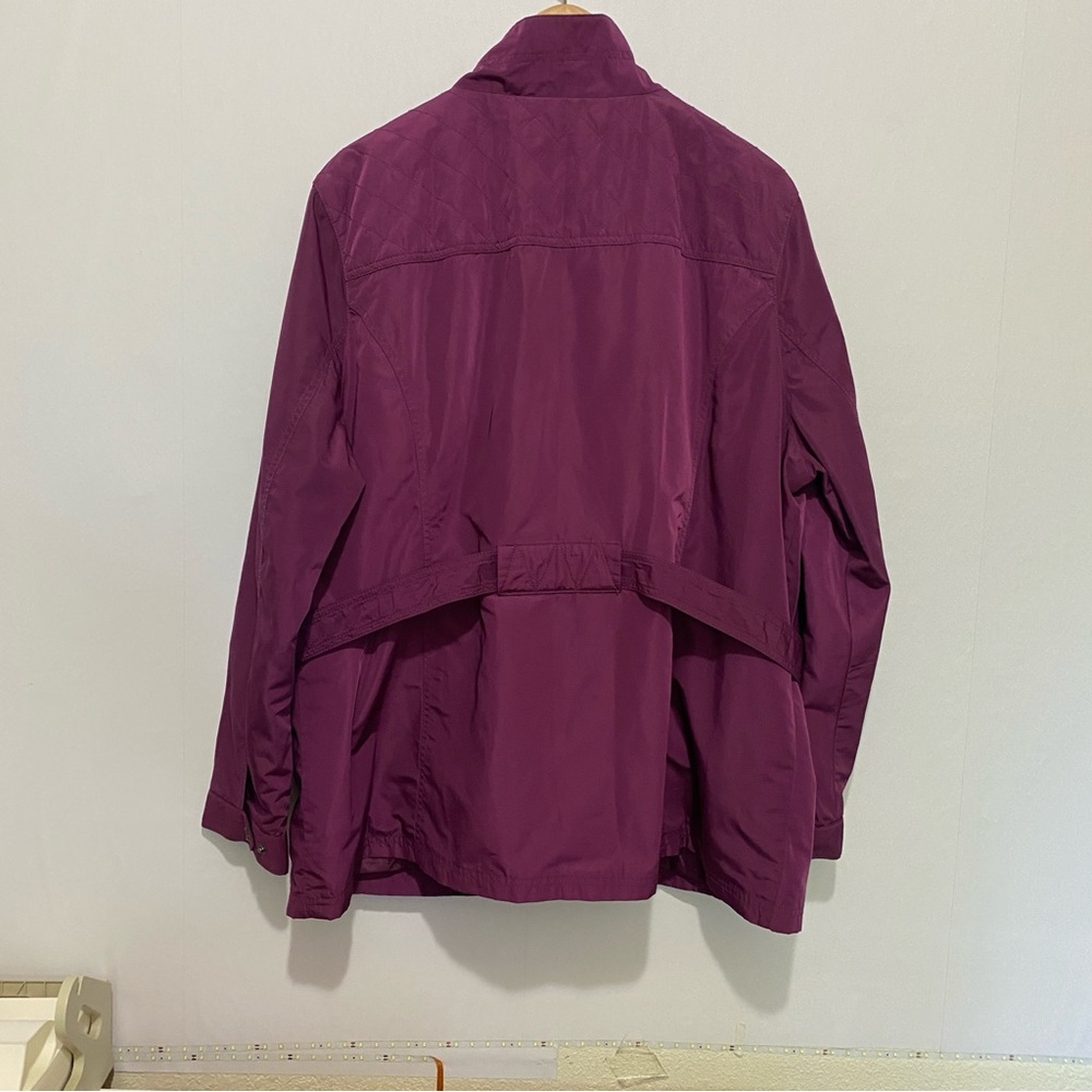 Maine New England Women’s Plum Utility‎ Jacket US 18 Pockets Outdoor Coat NWOT - Picture 4 of 13
